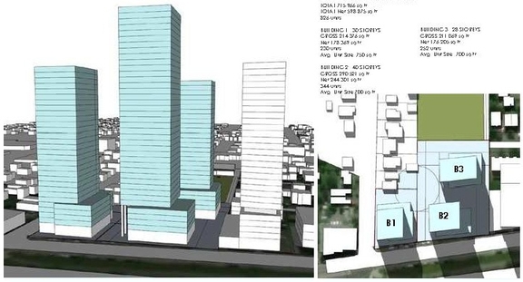 Rendering of building from page 20 of the file '2024-07-22 - Design Brief - D07-12-23-0019'
