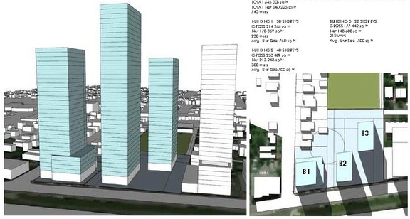 Rendering of building from page 20 of the file '2024-07-22 - Design Brief - D07-12-23-0019'