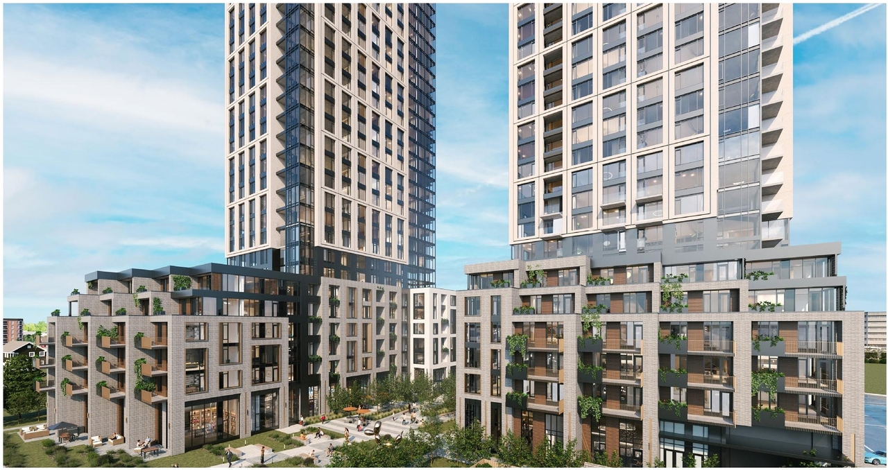 Rendering of building from page 9 of the file '2024-03-06 - Design Brief - D07-12-23-0019'
