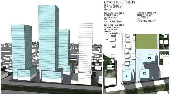 Rendering of building from page 20 of the file '2024-03-06 - Design Brief - D07-12-23-0019'