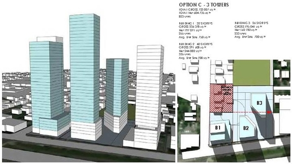 Rendering of building from page 20 of the file '2024-03-06 - Design Brief - D07-12-23-0019'