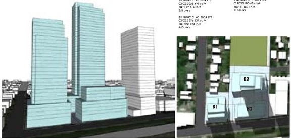 Rendering of building from page 19 of the file '2023-10-19 - Design Brief - D07-12-23-0019'