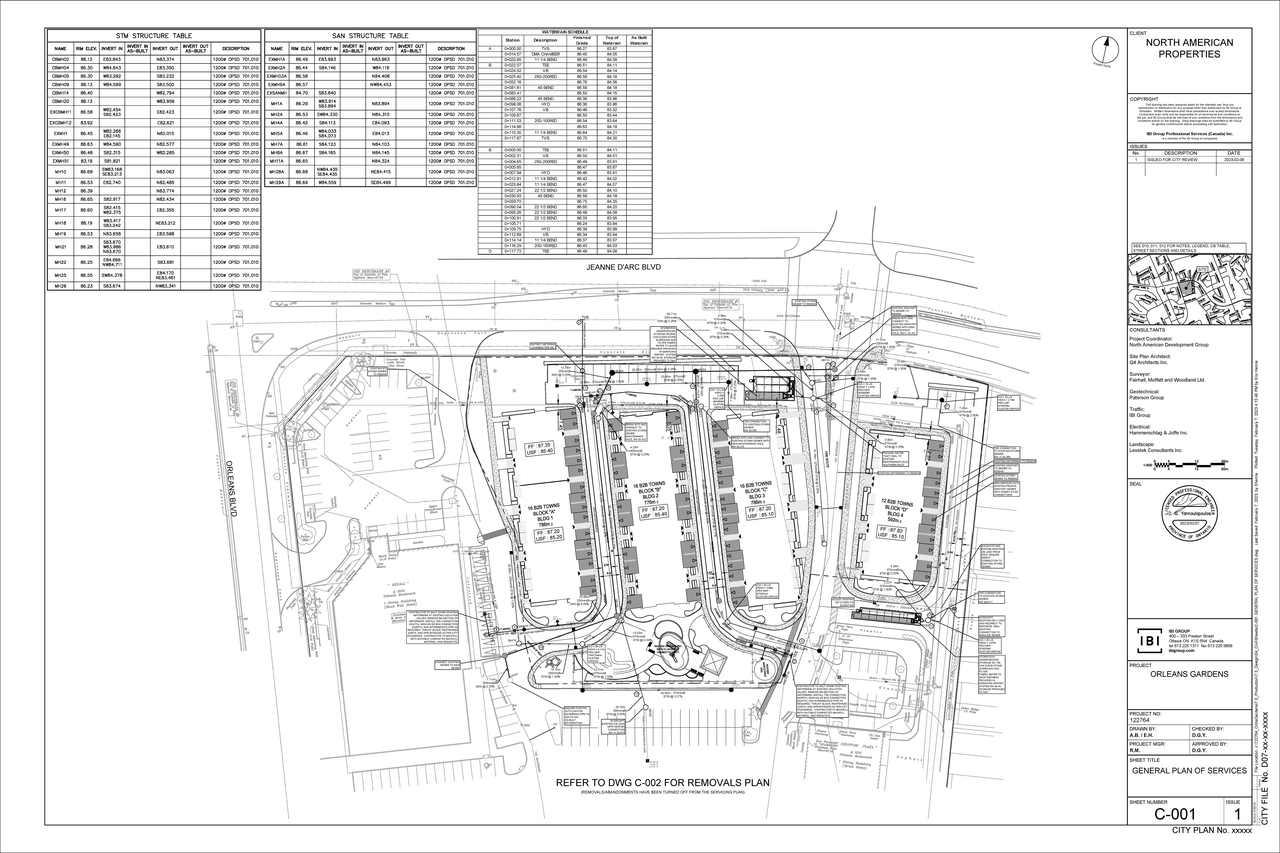 Construction site plan for project from page 25 of the file '2023-03-03 - Design Brief - D07-12-23-0026 (2)'