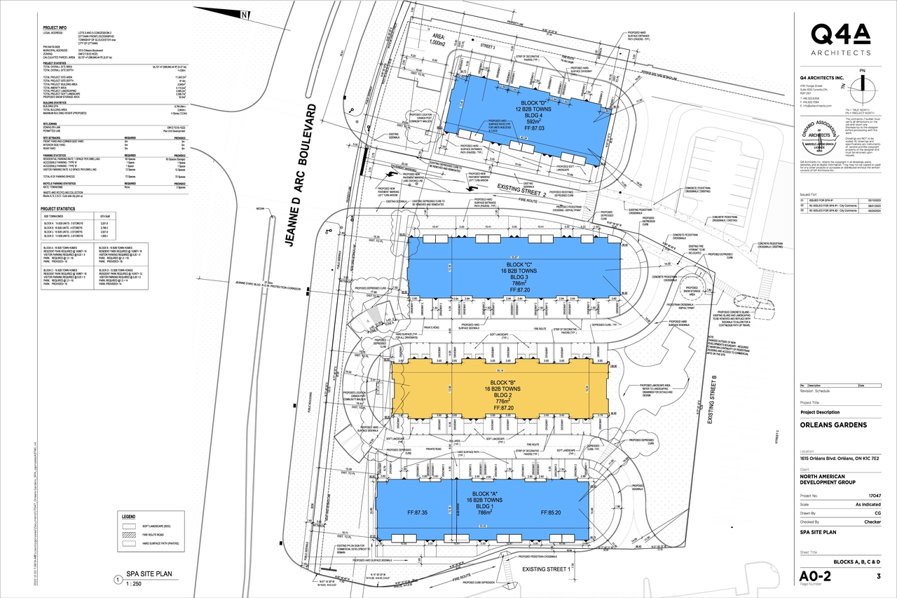 Construction site plan for project from page 25 of the file '2024-05-28 - Design Brief - D07-12-23-0026'