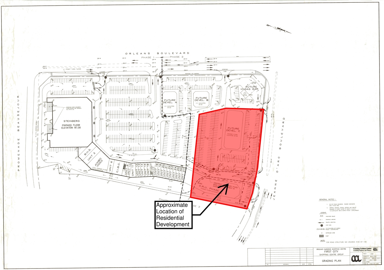 Construction site plan for project from page 38 of the file '2024-05-28 - Design Brief - D07-12-23-0026'
