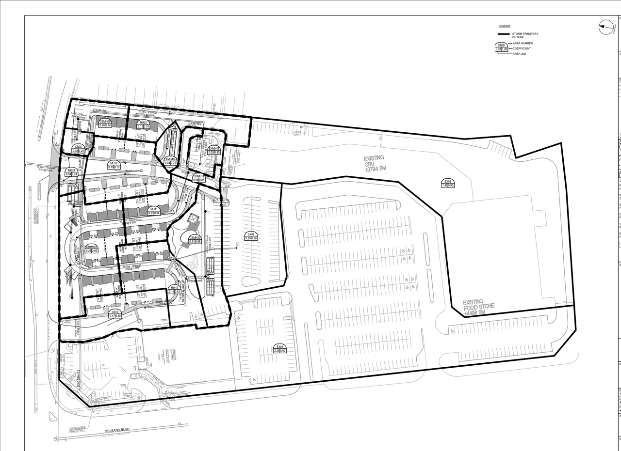 Construction site plan for project from page 69 of the file '2024-05-28 - Design Brief - D07-12-23-0026'