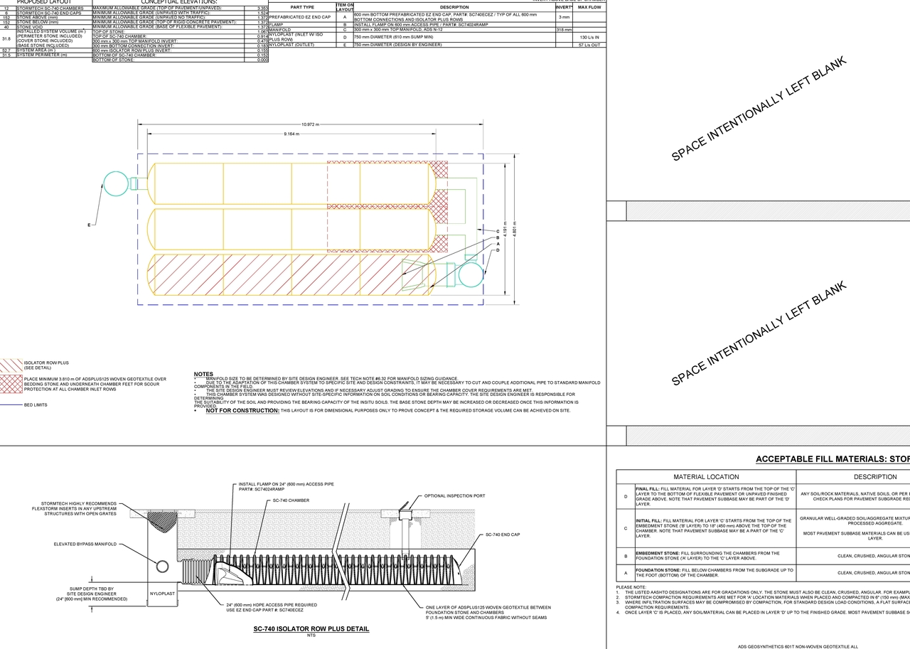 Construction site plan for project from page 80 of the file '2024-05-28 - Design Brief - D07-12-23-0026'