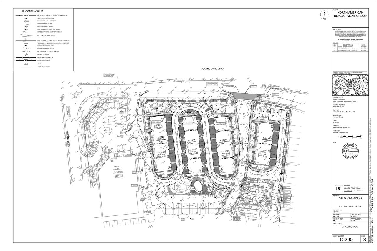 Construction site plan for project from page 87 of the file '2024-05-28 - Design Brief - D07-12-23-0026'