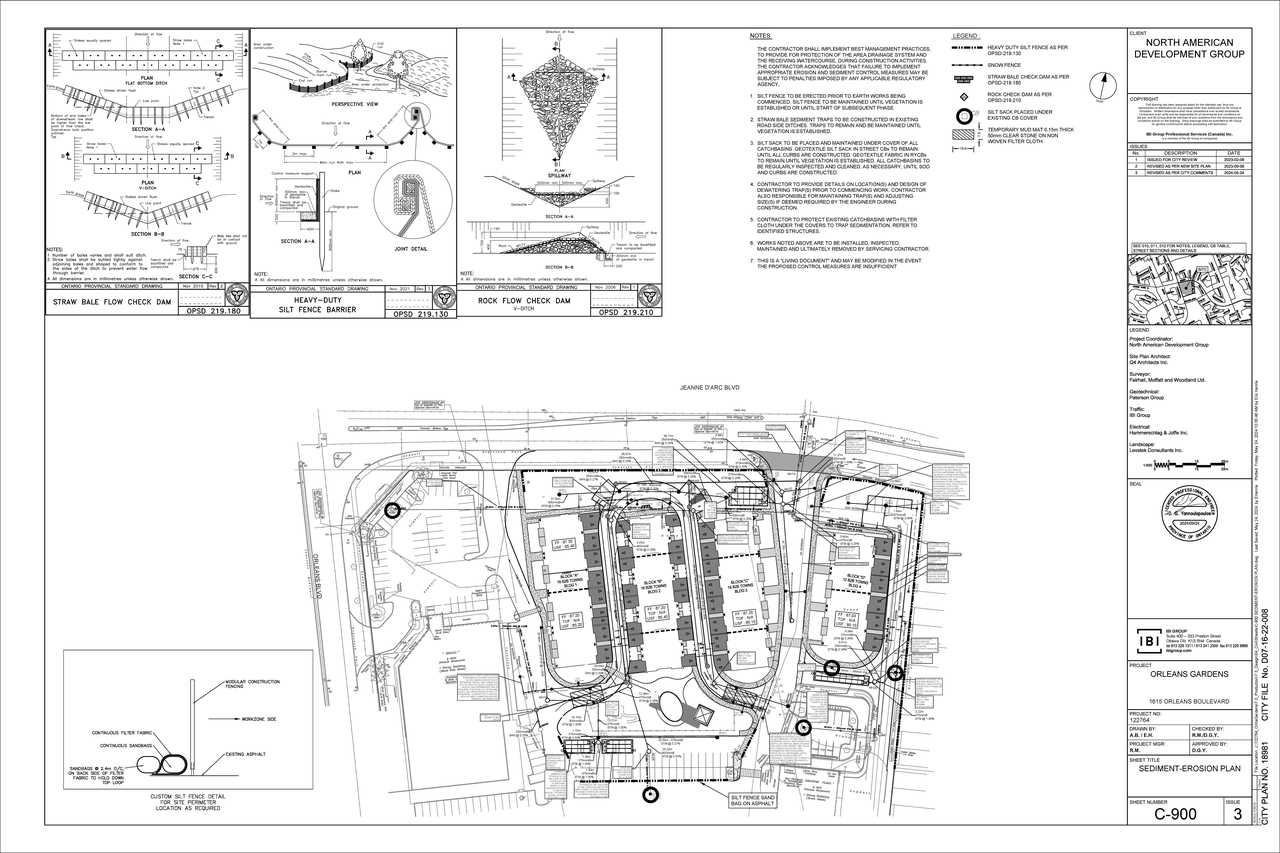 Construction site plan for project from page 88 of the file '2024-05-28 - Design Brief - D07-12-23-0026'