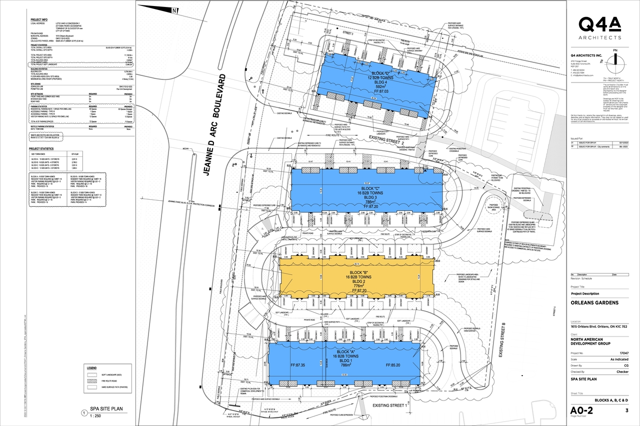 Construction site plan for project from page 25 of the file '2023-09-18 - Design Brief - D07-12-23-0026'