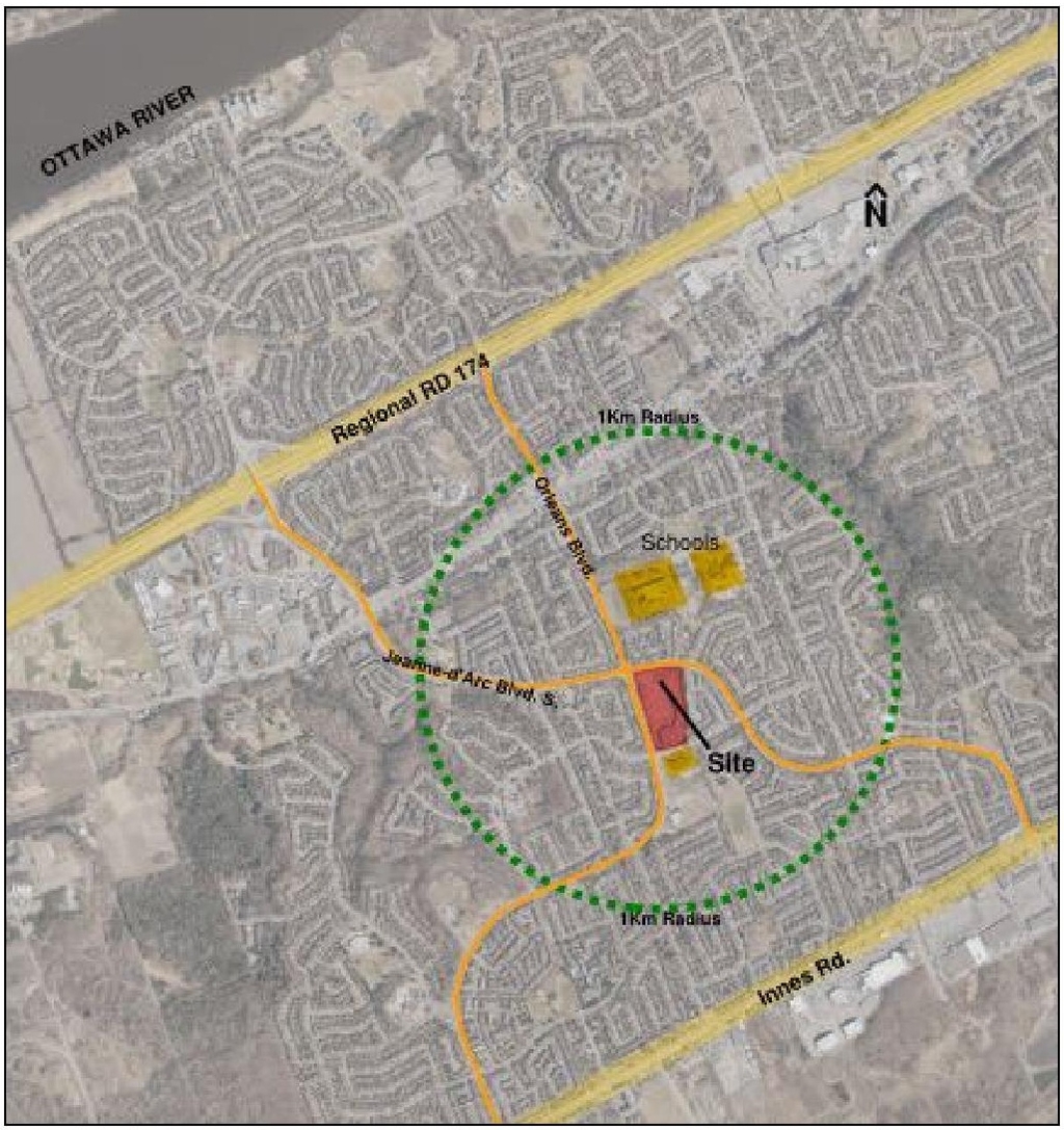 Construction site plan for project from page 3 of the file '2023-03-03 - Design Brief - D07-12-23-0026'