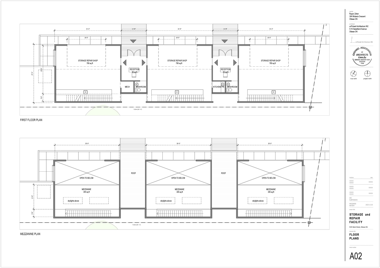 Floor plan for project from page 1 of the file '2024-07-18 - Floor Plans - D07-12-23-0029'