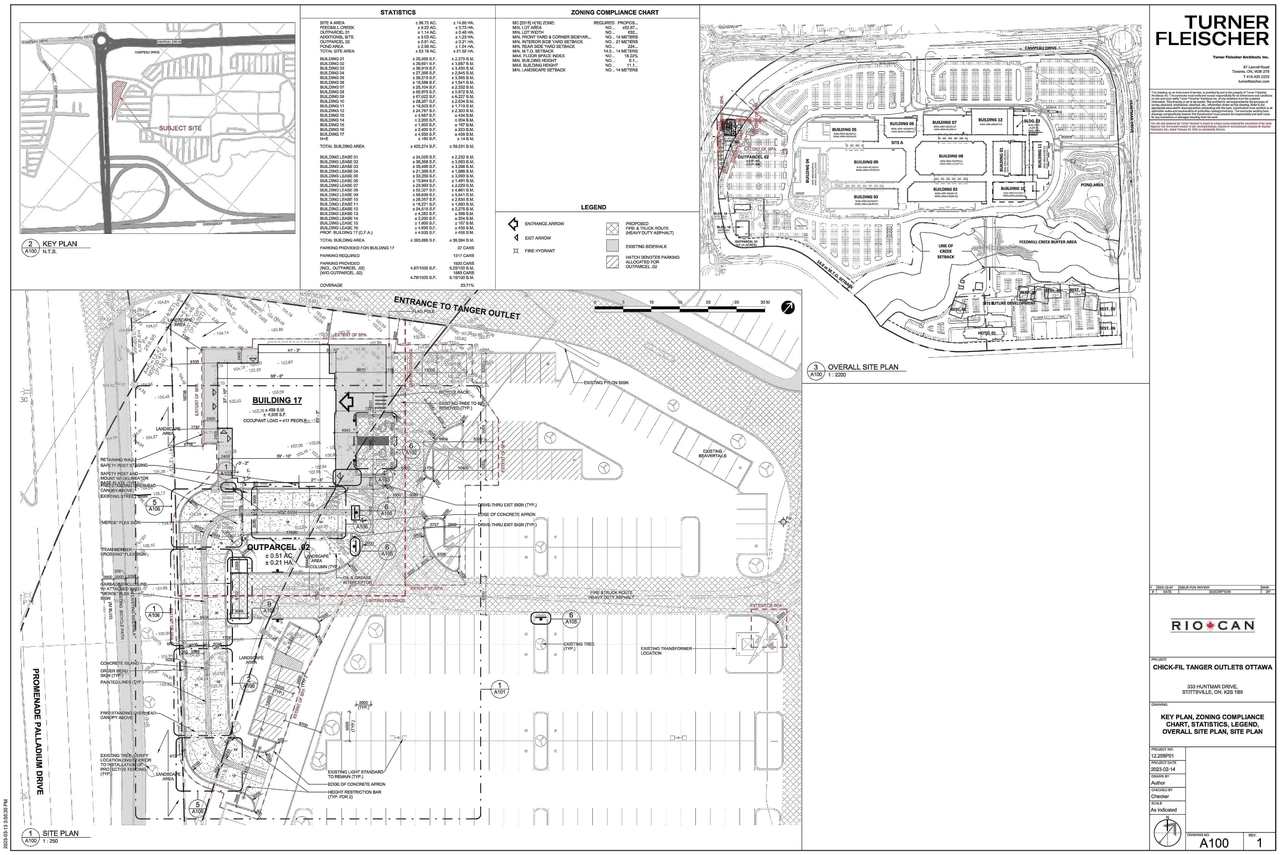 Construction site plan for project from page 19 of the file '2023-03-21- Civil Engineering Design Brief - D07-12-23-0030'
