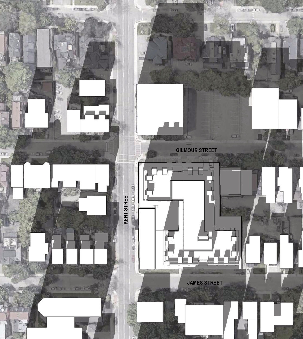Construction site plan for project from page 54 of the file '2023-09-28 - Design Brief - D07-12-23-0031 (2)'