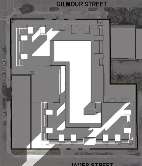 Construction site plan for project from page 71 of the file '2023-09-28 - Design Brief - D07-12-23-0031 (2)'