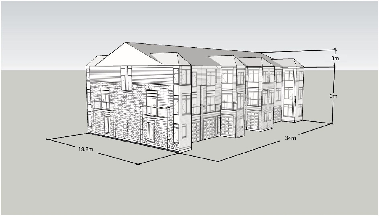 Rendering of building from page 12 of the file '2025-06-06 - Design Brief - D07-12-23-0032'