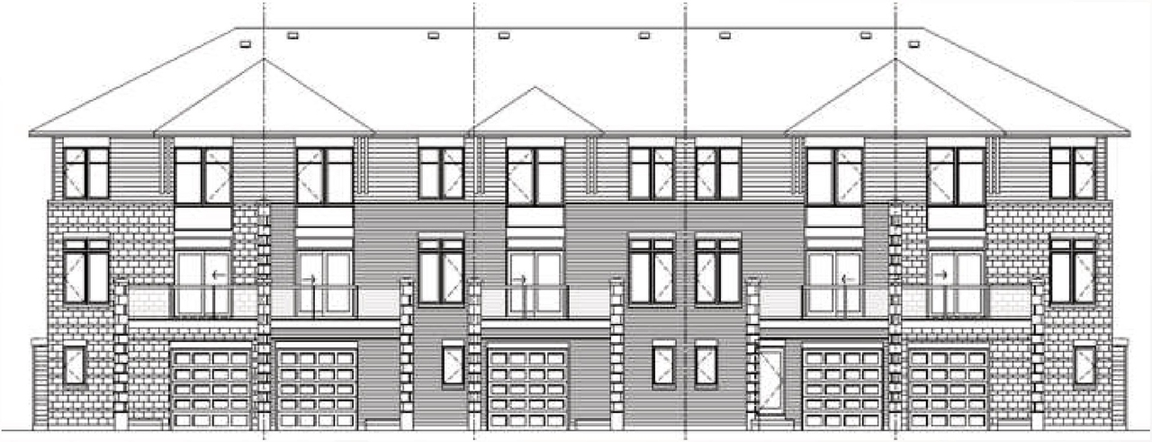 Rendering of building from page 6 of the file '2024-08-07 - Design Brief Update - D07-12-23-0032'