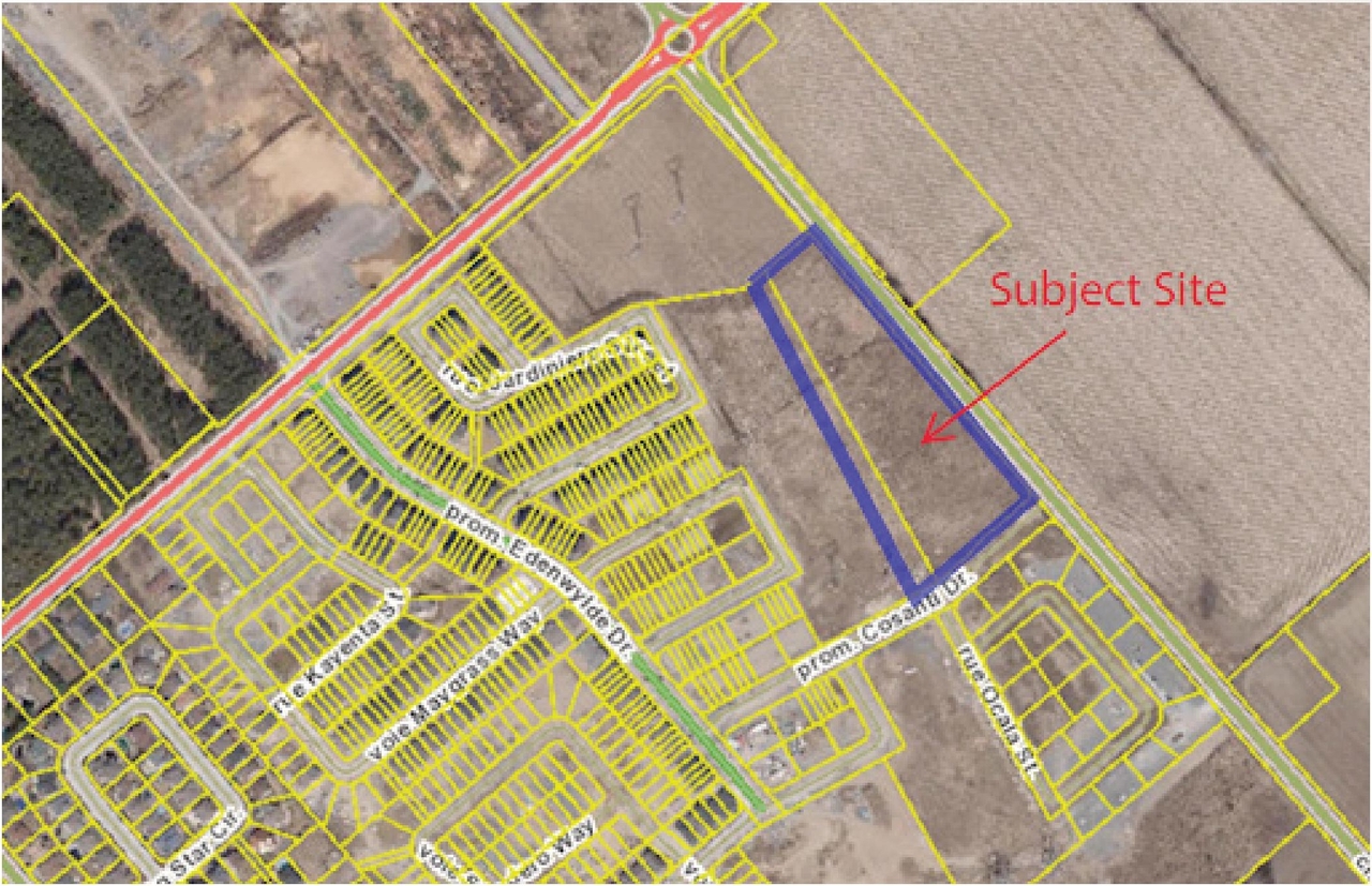 Construction site plan for project from page 9 of the file '2023-03-23 - Design Brief & Planning Rationale - D07-12-23-0032'