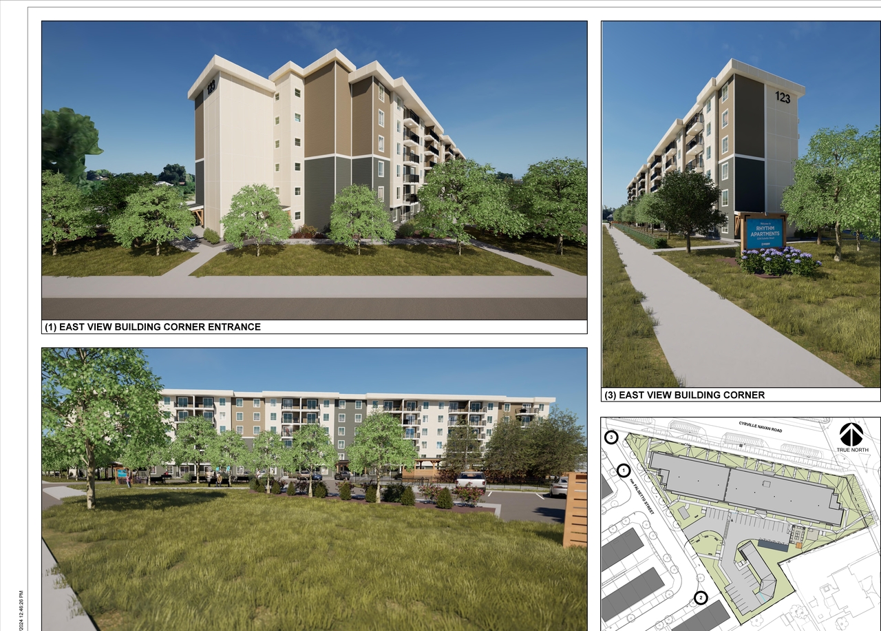 Rendering of building from page 1 of the file '2024-05-10 - SITE PERSPECTIVE - D07-12-23-0047 (2)'