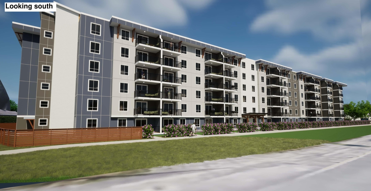 Rendering of building from page 14 of the file '2023-12-19 - DESIGN BRIEF - D07-12-23-0047'