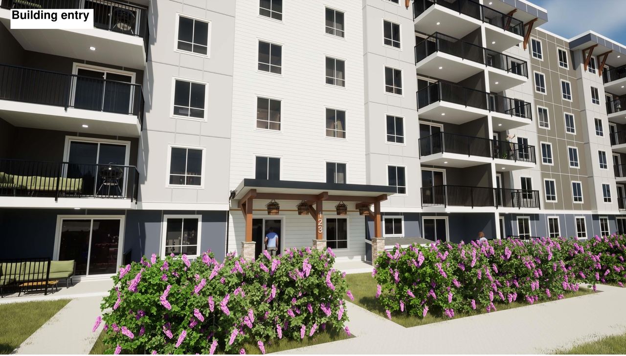 Rendering of building from page 17 of the file '2023-12-19 - DESIGN BRIEF - D07-12-23-0047'