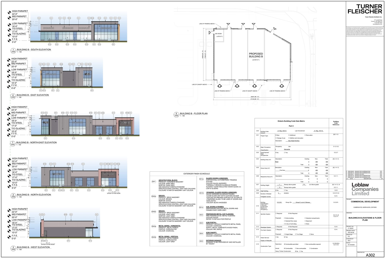 Rendering of building from page 1 of the file '2023-10-27 - Building Elevations and Floor Plan -D07-12-23-0058'