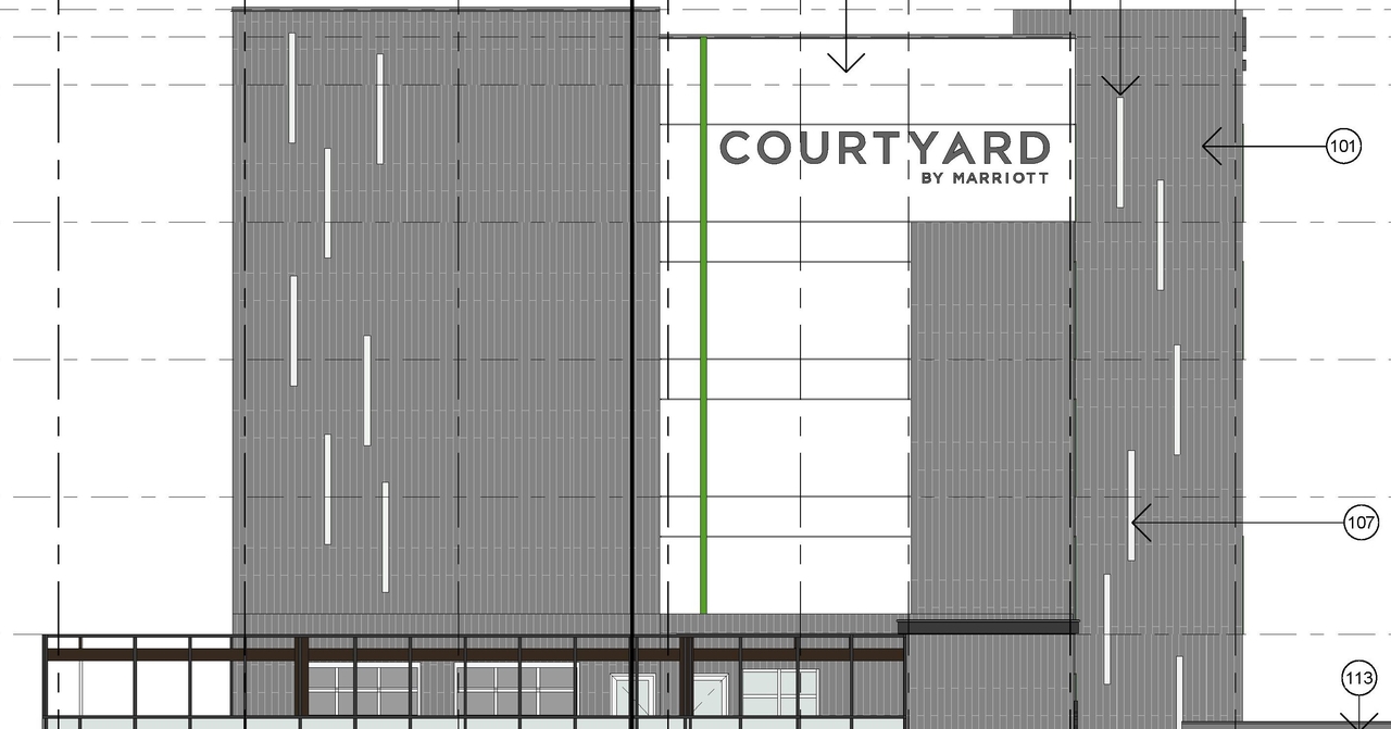 Construction site plan for project from page 12 of the file '2023-05-16 - Elevations & Floor Plans - D07-12-23-0061'