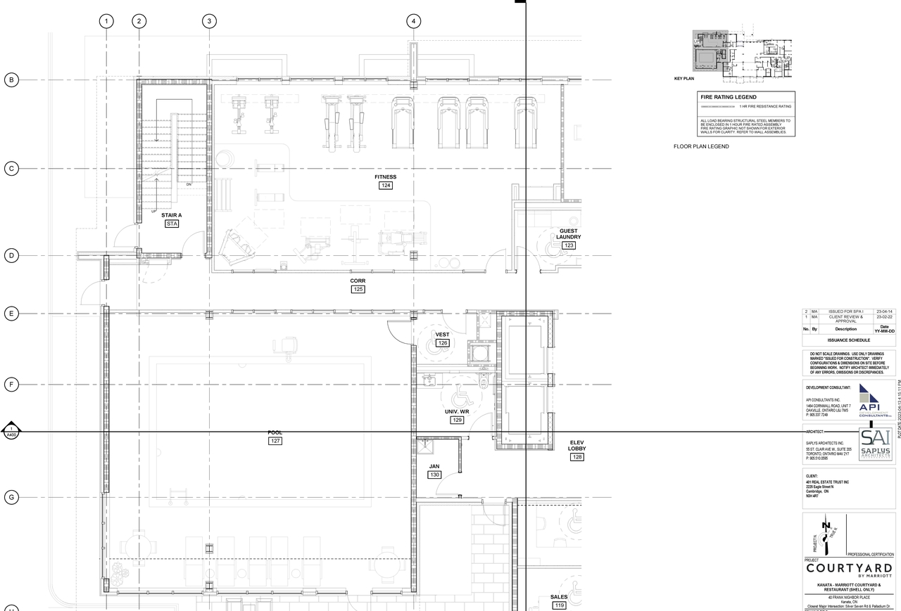 Floor plan for project from page 4 of the file '2023-05-16 - Elevations & Floor Plans - D07-12-23-0061'