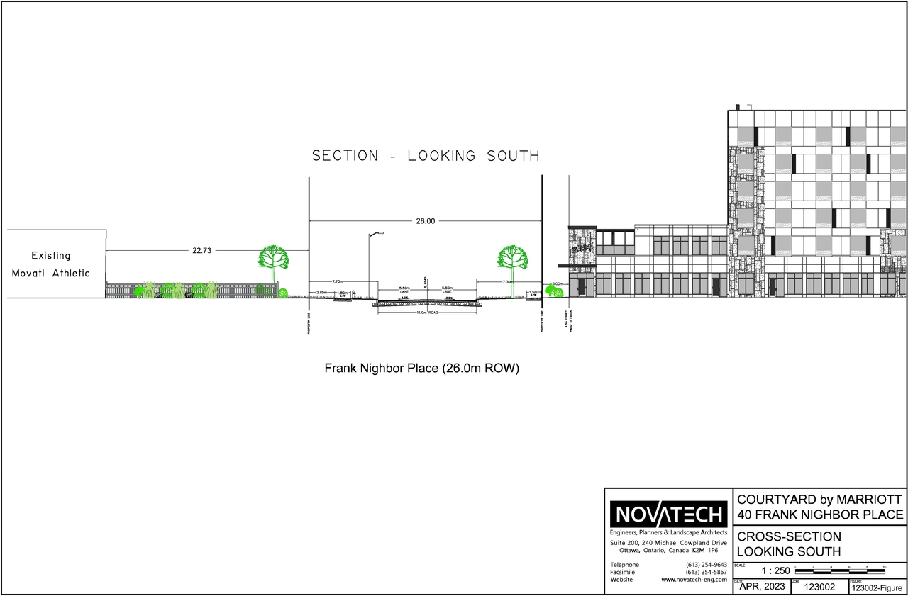 Construction site plan for project from page 22 of the file '2023-05-16 - Design Brief - D07-12-23-0061'