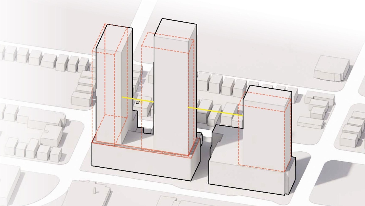 Rendering of building from page 17 of the file '2024-03-21 - Design Brief - D07-12-23-0067'