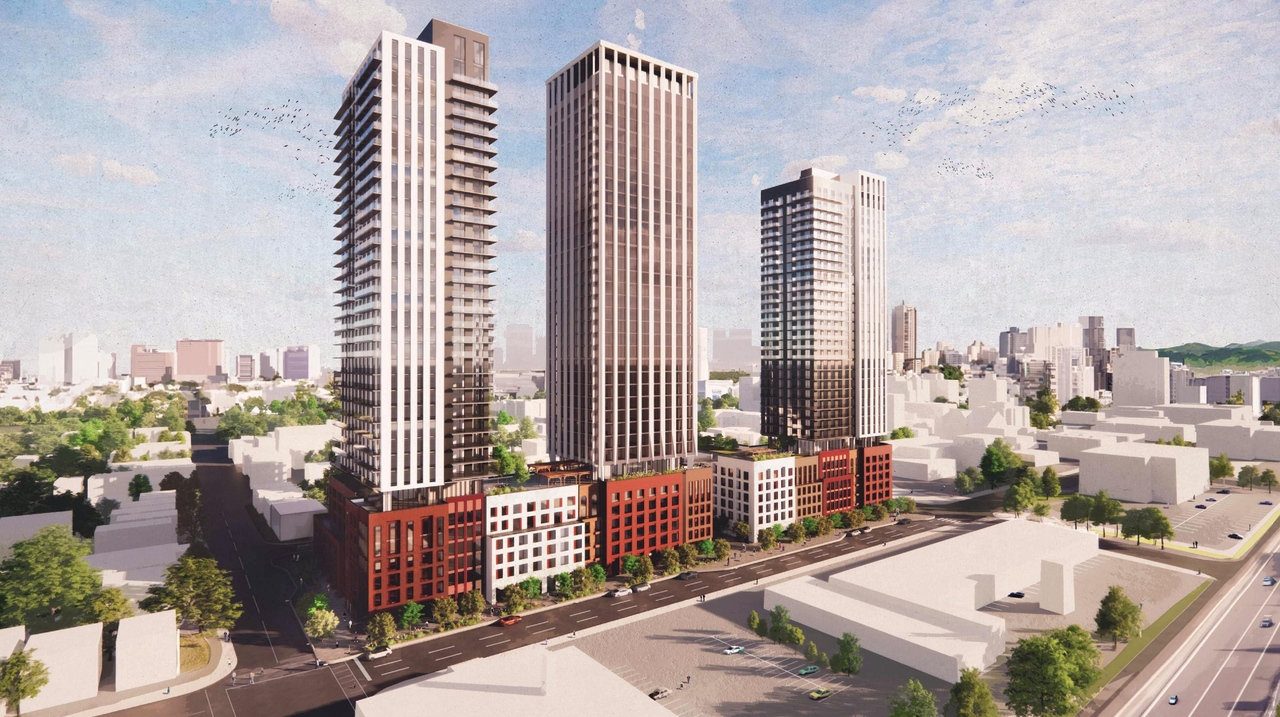 Rendering of building from page 19 of the file '2024-03-21 - Design Brief - D07-12-23-0067'