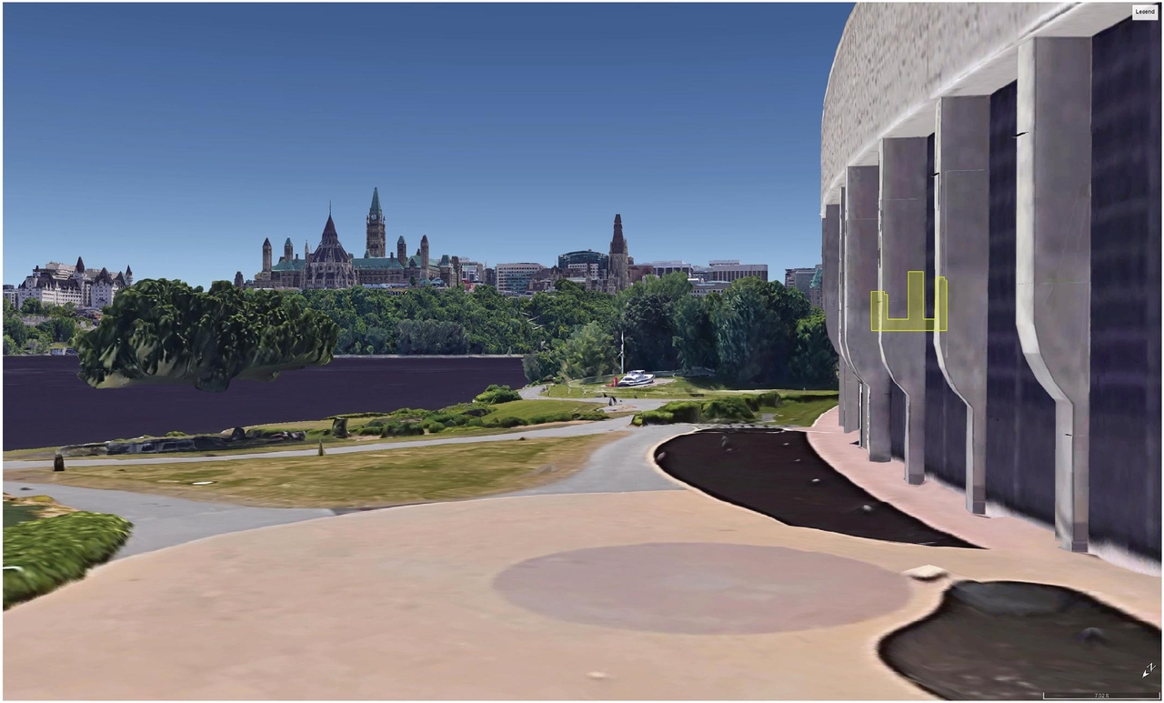 Rendering of building from page 31 of the file '2024-03-21 - Design Brief - D07-12-23-0067'