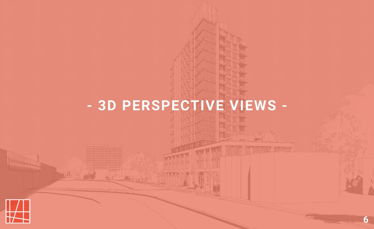 Rendering of building from page 6 of the file '2024-06-12 - Design Views - D07-12-23-0069'
