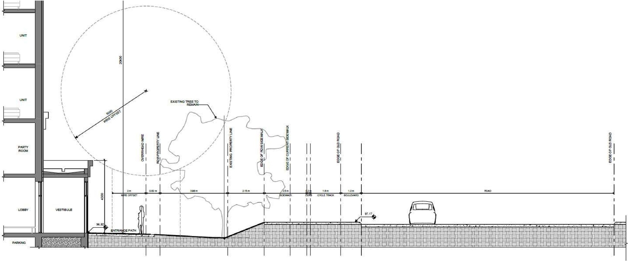 Construction site plan for project from page 10 of the file '2023-06-07 - Design Brief - D07-12-23-0071'