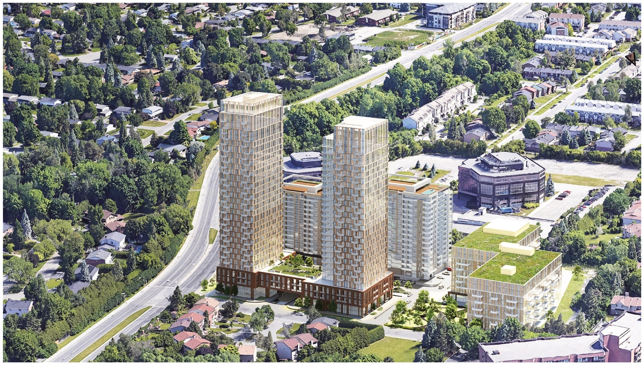 Rendering of building from page 57 of the file '2025-10-03 - Design Brief - D07-12-23-0073'