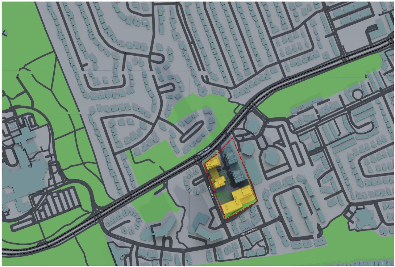 Construction site plan for project from page 74 of the file '2025-10-03 - Design Brief - D07-12-23-0073'
