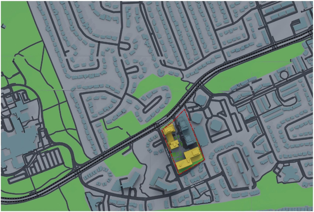 Construction site plan for project from page 75 of the file '2025-10-03 - Design Brief - D07-12-23-0073'