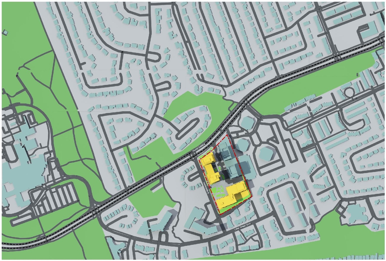 Construction site plan for project from page 77 of the file '2025-10-03 - Design Brief - D07-12-23-0073'