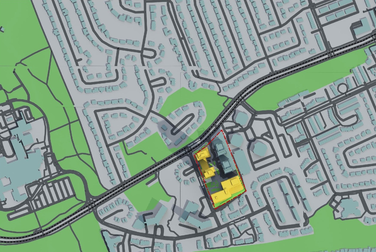 Construction site plan for project from page 79 of the file '2025-10-03 - Design Brief - D07-12-23-0073'