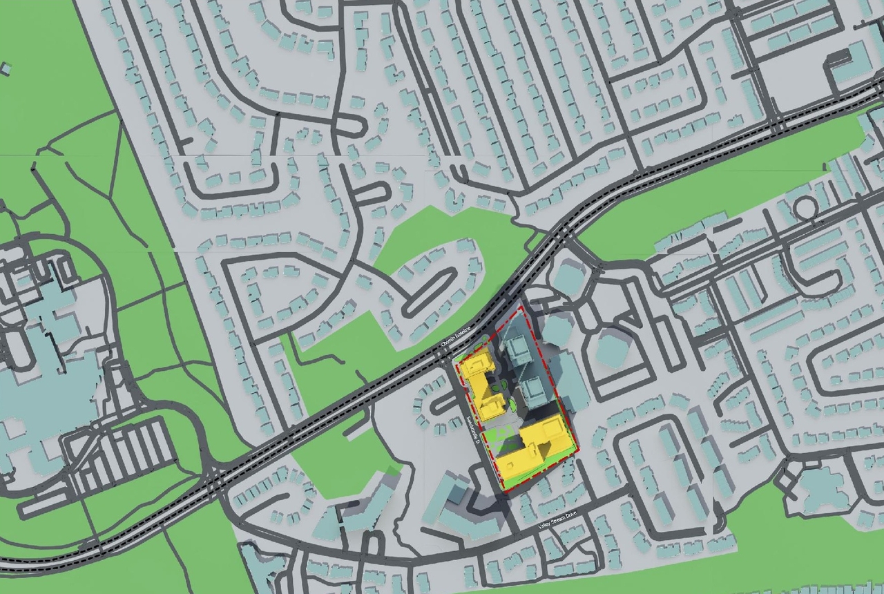 Construction site plan for project from page 80 of the file '2025-10-03 - Design Brief - D07-12-23-0073'