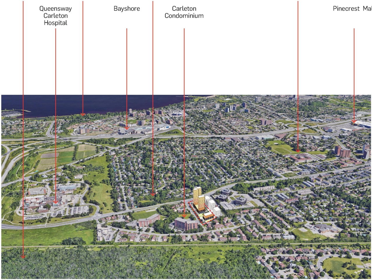 Construction site plan for project from page 15 of the file '2023-06-12 - Urban Design Brief - D07-12-23-0073'
