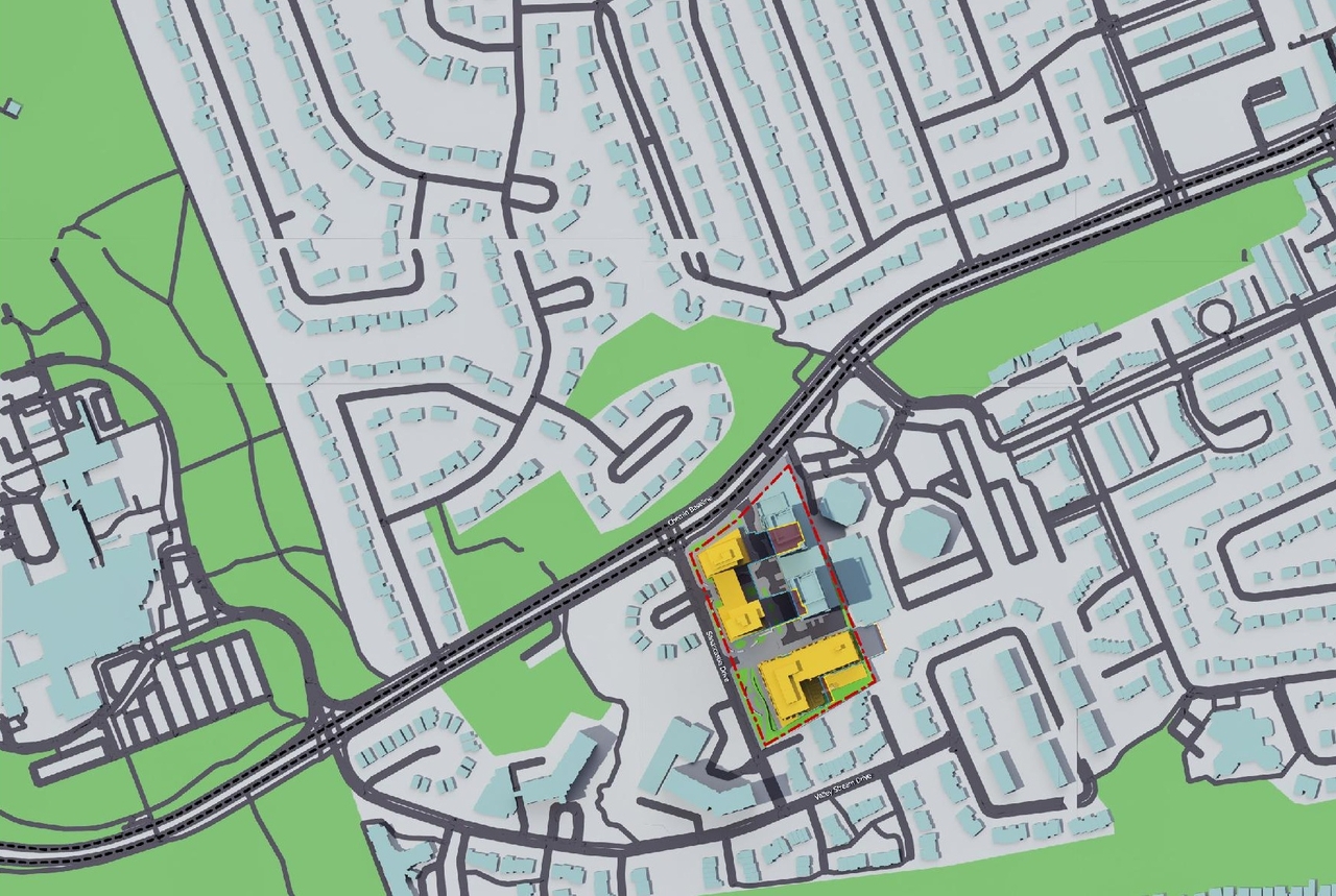 Construction site plan for project from page 78 of the file '2024-08-30 - Design Brief - D07-12-23-0073'