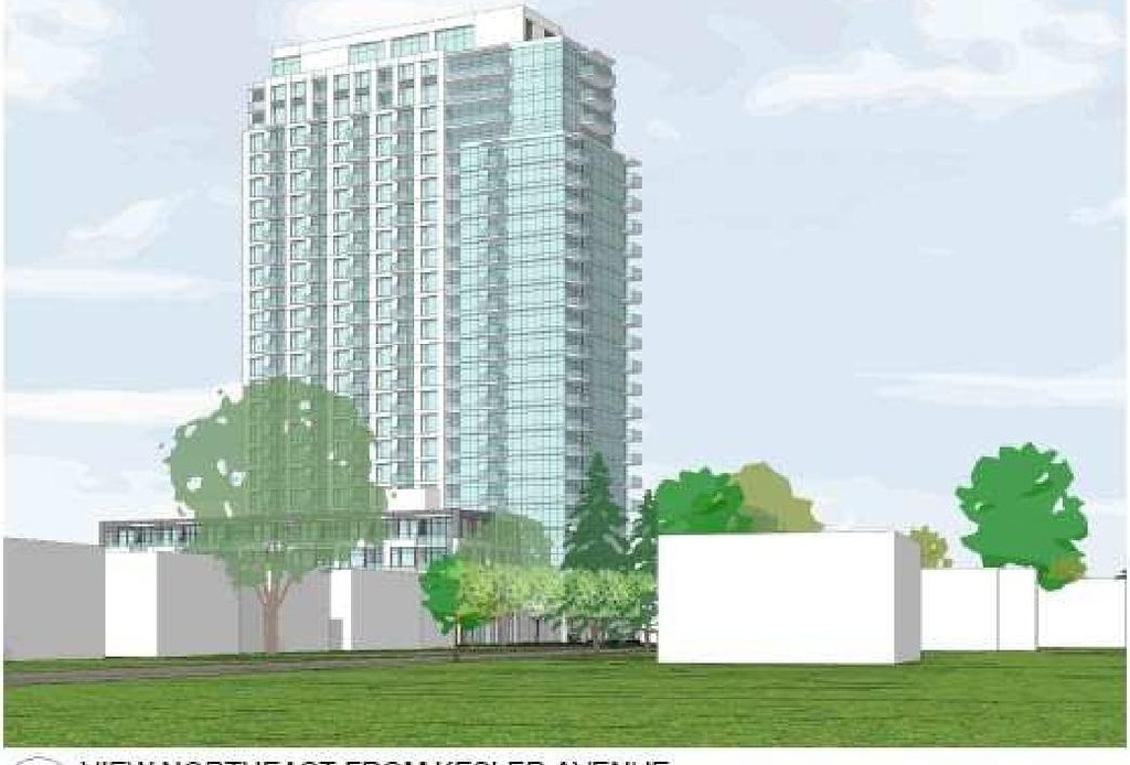 Rendering of building from page 10 of the file '2023-06-12 - Design Brief - D07-12-23-0076'