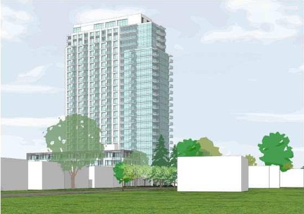 Rendering of building from page 10 of the file '2023-06-12 - Design Brief - D07-12-23-0076'