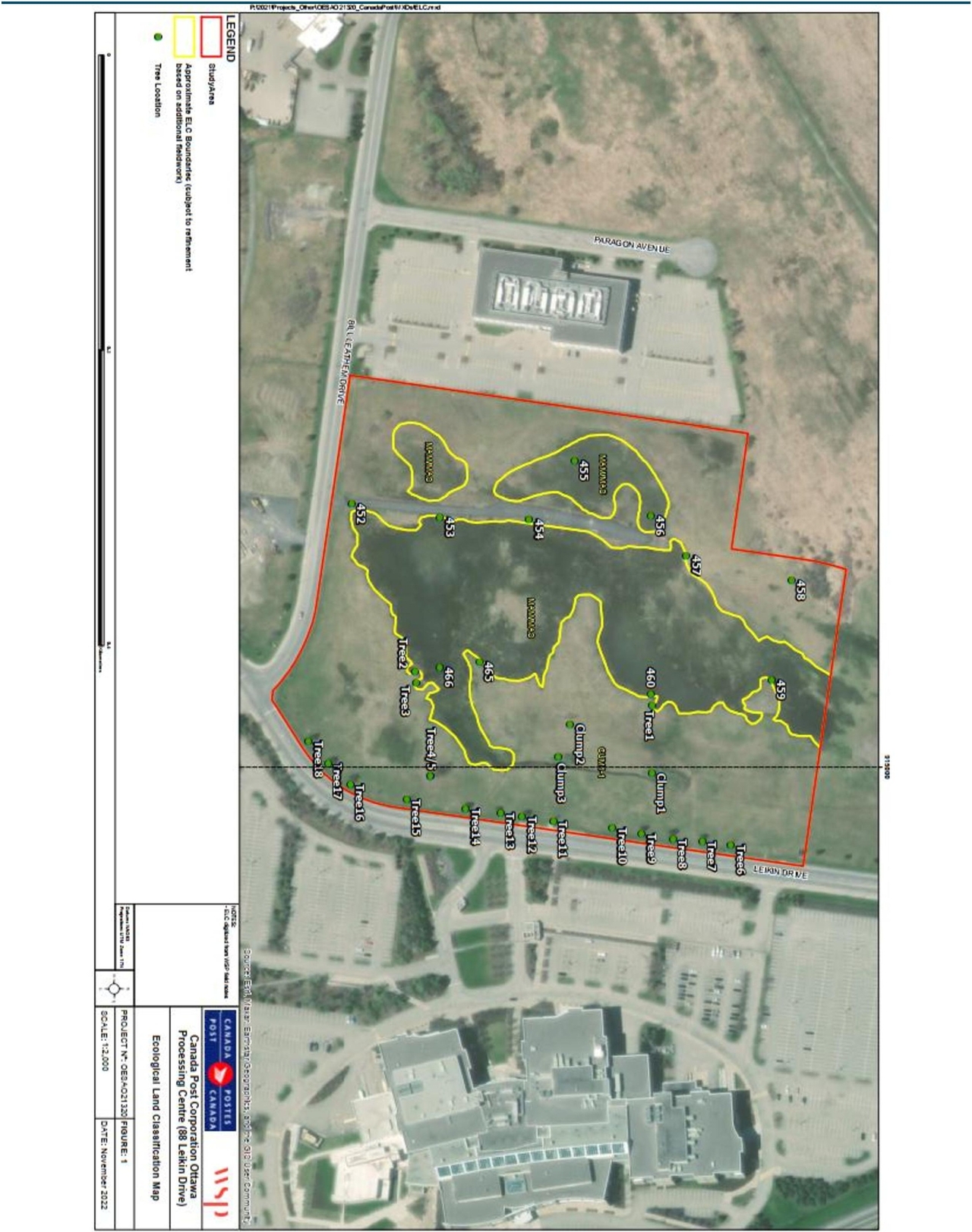 Construction site plan for project from page 30 of the file '2023-06-27 - Design Brief and Planning Rationale - D07-12-23-0082'