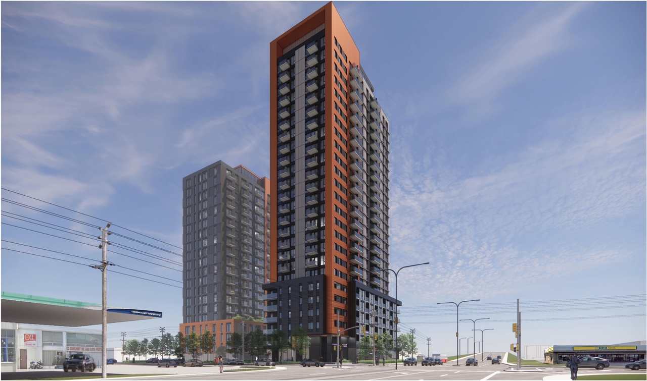Rendering of building from page 11 of the file '2024-07-23 - UDRP Design Brief - D07-12-23-0088'