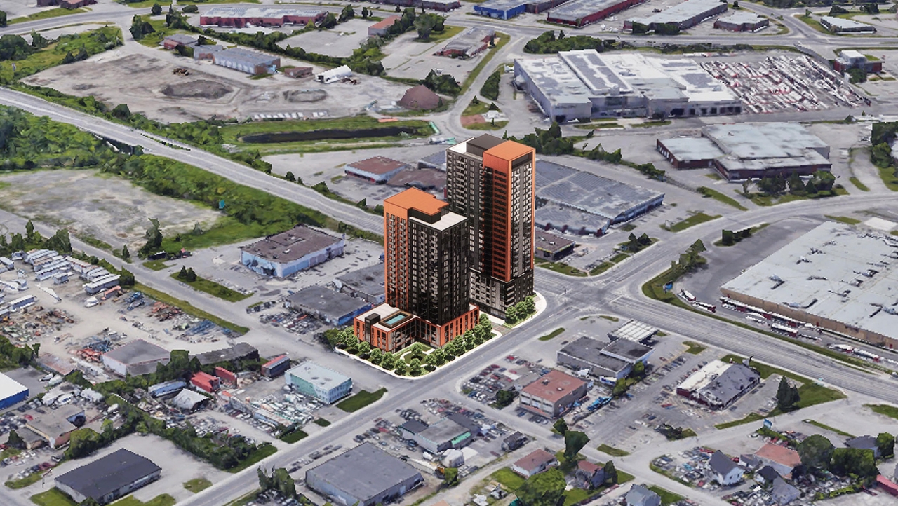 Rendering of building from page 17 of the file '2024-07-23 - UDRP Design Brief - D07-12-23-0088'