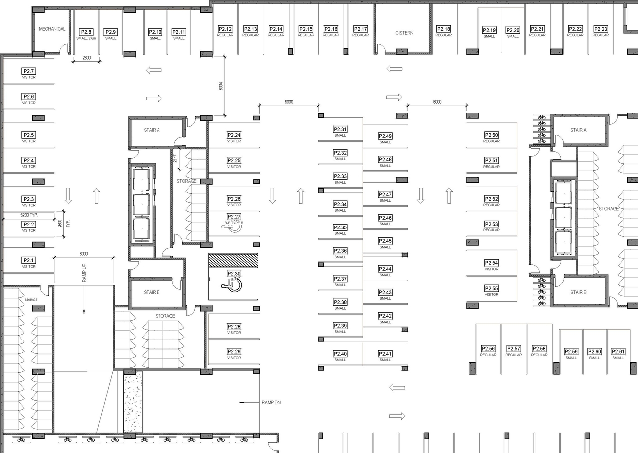 Floor plan for project from page 18 of the file '2024-07-23 - UDRP Design Brief - D07-12-23-0088'
