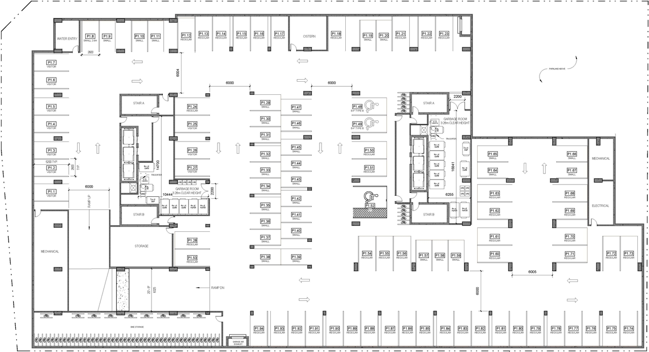Floor plan for project from page 19 of the file '2024-07-23 - UDRP Design Brief - D07-12-23-0088'