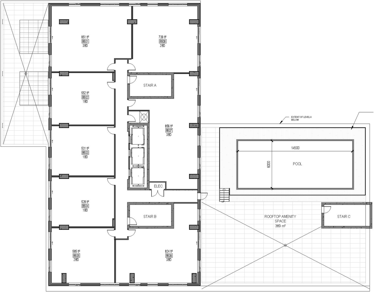 Floor plan for project from page 23 of the file '2024-07-23 - UDRP Design Brief - D07-12-23-0088'